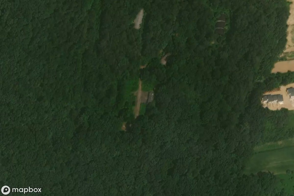 Satelitarny widok z lotu ptaka Verlassene Geschäfte, opuszczone Sklep w Lublin, Polska