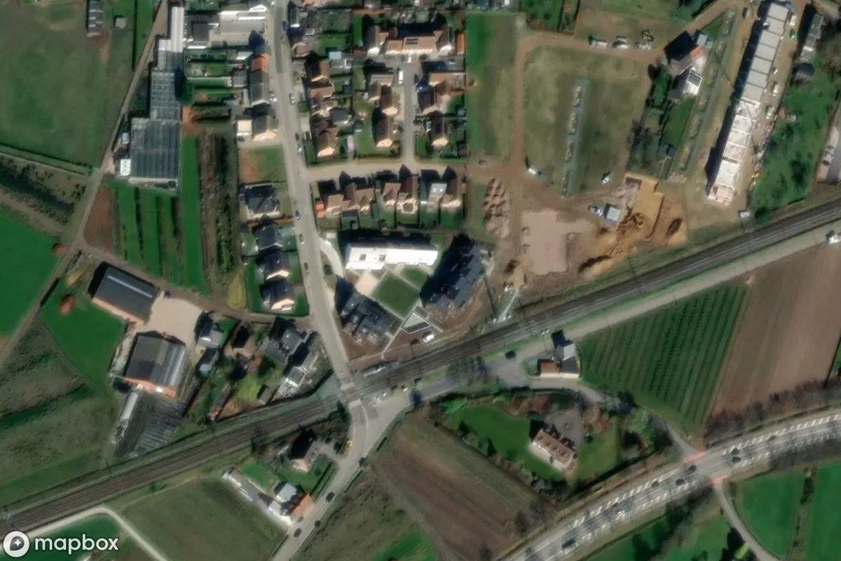 Satellitenansicht von Kloster O, eine verlassene Kirche in Wetteren, Belgien