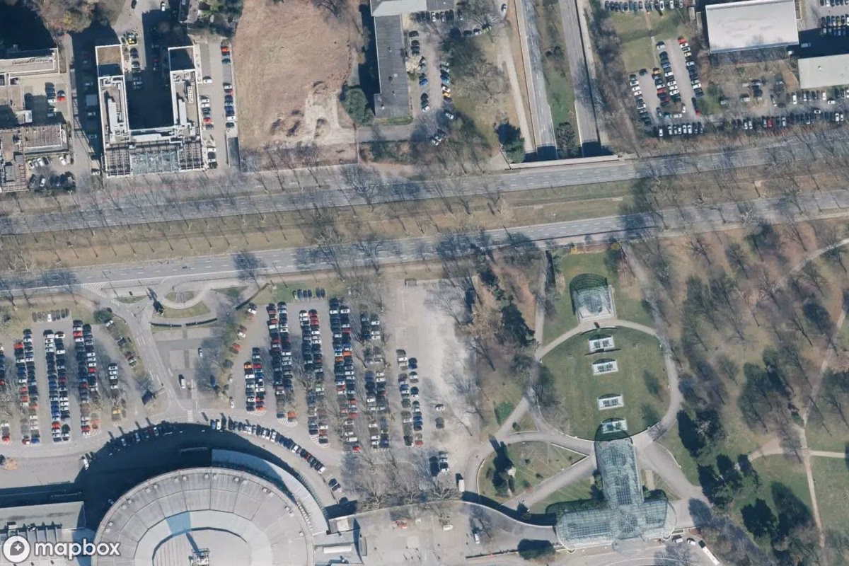 Satellitenansicht von Bunker, eine verlassene Bunker in Dortmund, Deutschland