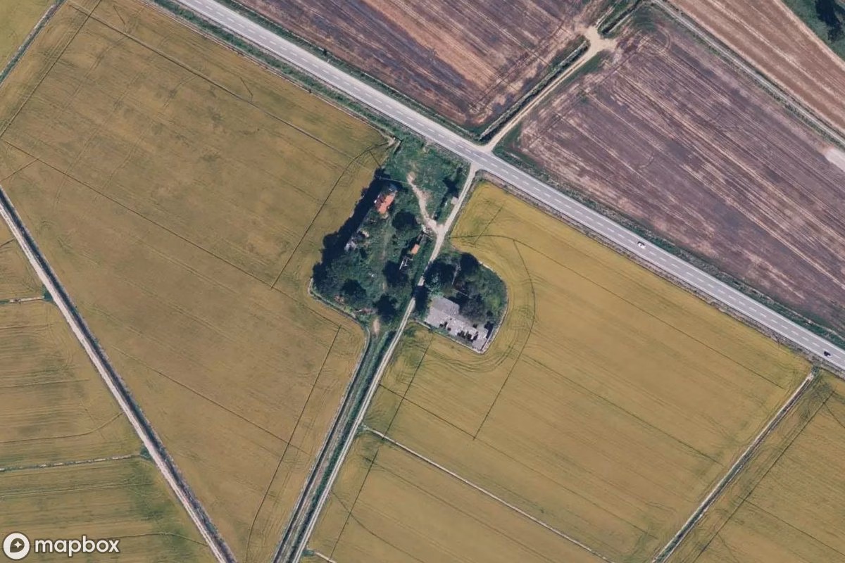 Satellitenansicht von Fattoria Scina, eine verlassene Bauernhof in Briona, Italien