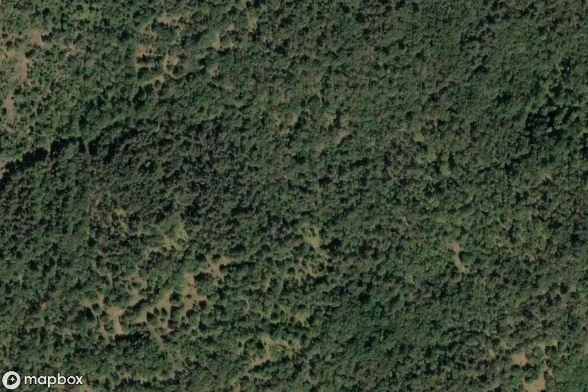 Vista aérea por satélite de Grotte Monte Cocusso, un Cueva abandonado en Trieste, Italia