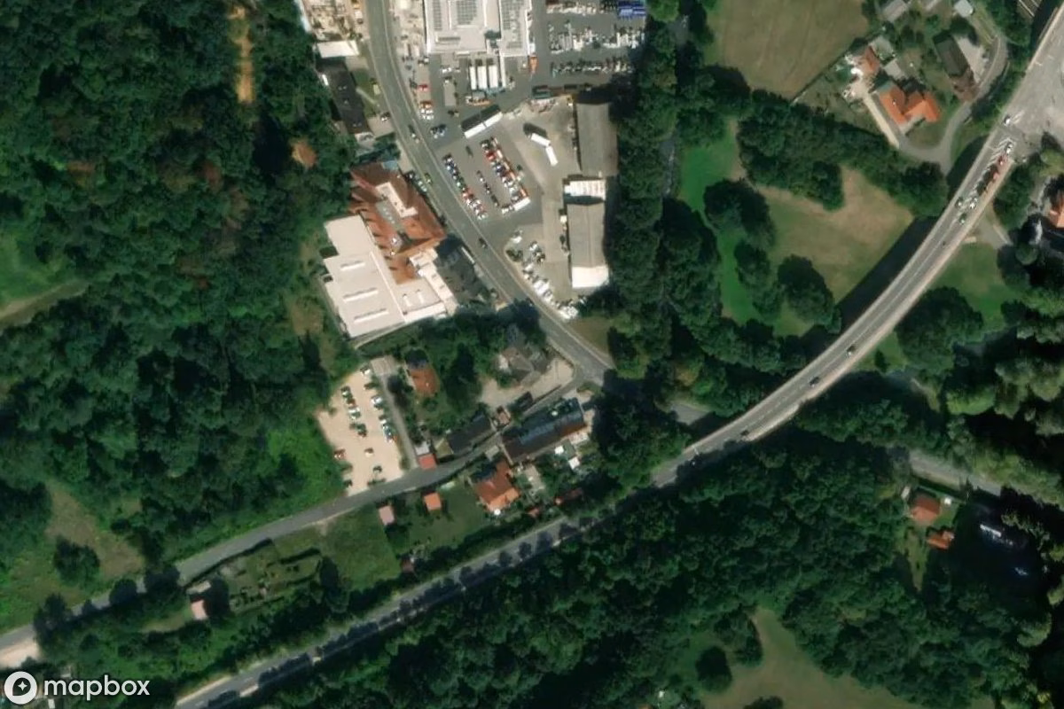 Satellitenansicht von Ehemaliges Hotel in Amberg, eine verlassene Hotel in Amberg, Deutschland