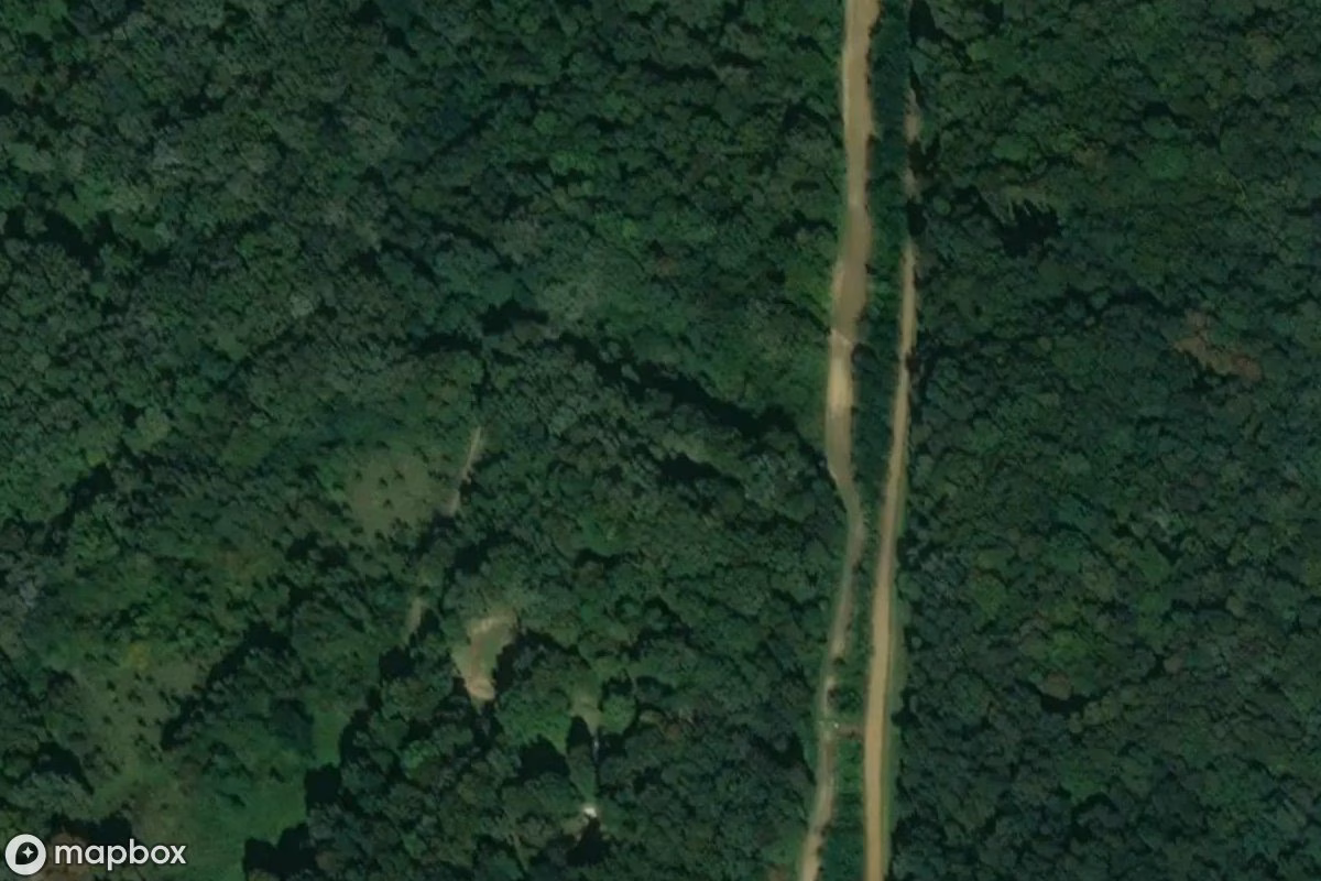 Satellitenansicht von Festung Przemyśl, eine verlassene Militär in Jaksmanice, Polen