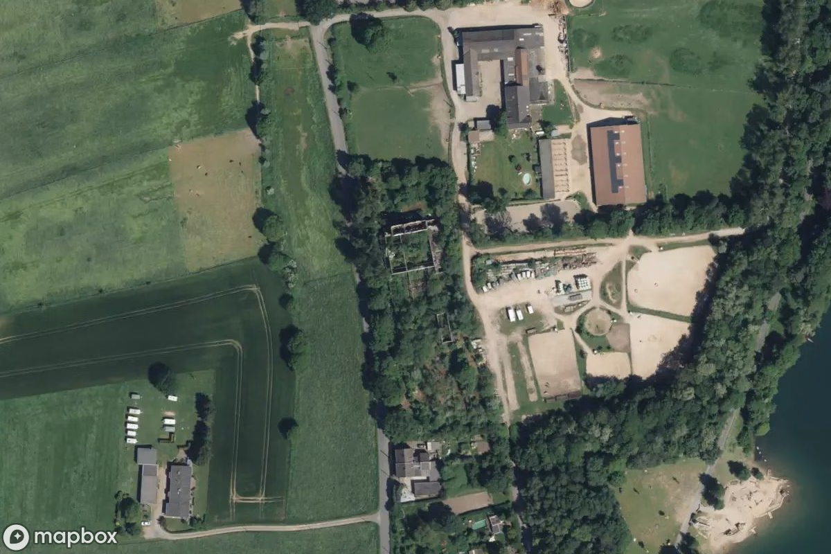 Műholdas légi felvétel Kalksandsteinwerk helyszínről, egy elhagyatott Gyár itt: Duisburg, Németország