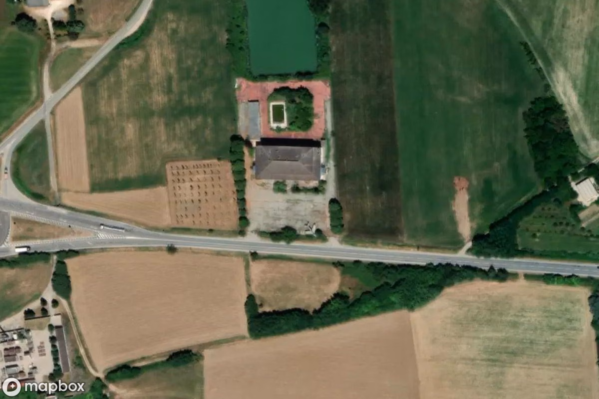 Satellitenansicht von Jet Hotel, eine verlassene Hotel in Marcaria, Italien