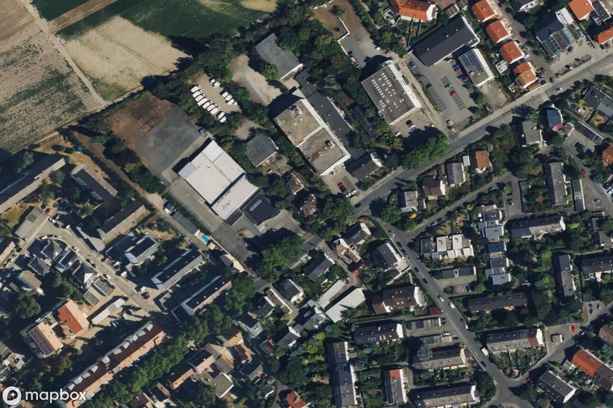 Satellitenansicht von Villa, eine verlassene Wohnhaus in Frankenthal (Pfalz), Deutschland