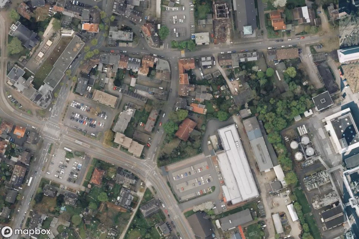 Satelitarny widok z lotu ptaka Stadtarchiv, opuszczone  w Herne, Niemcy