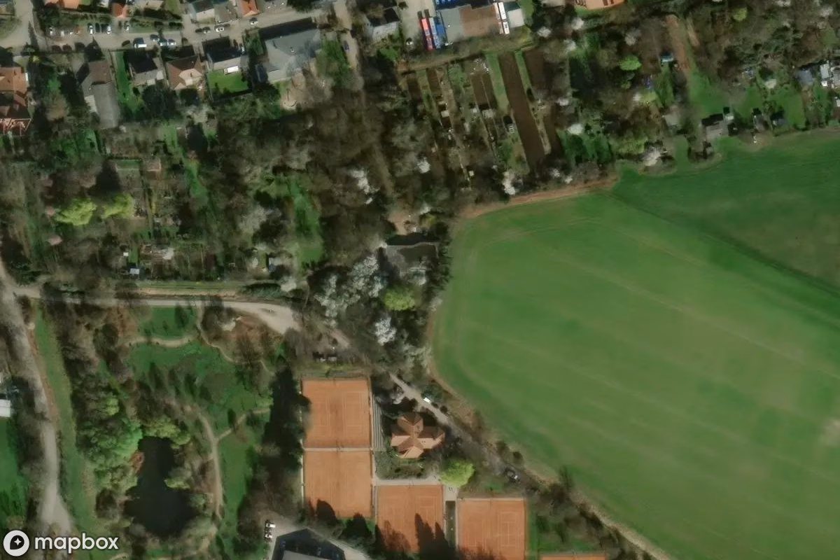 Satellitenansicht von Haus, eine verlassene  in Bürstadt, Deutschland