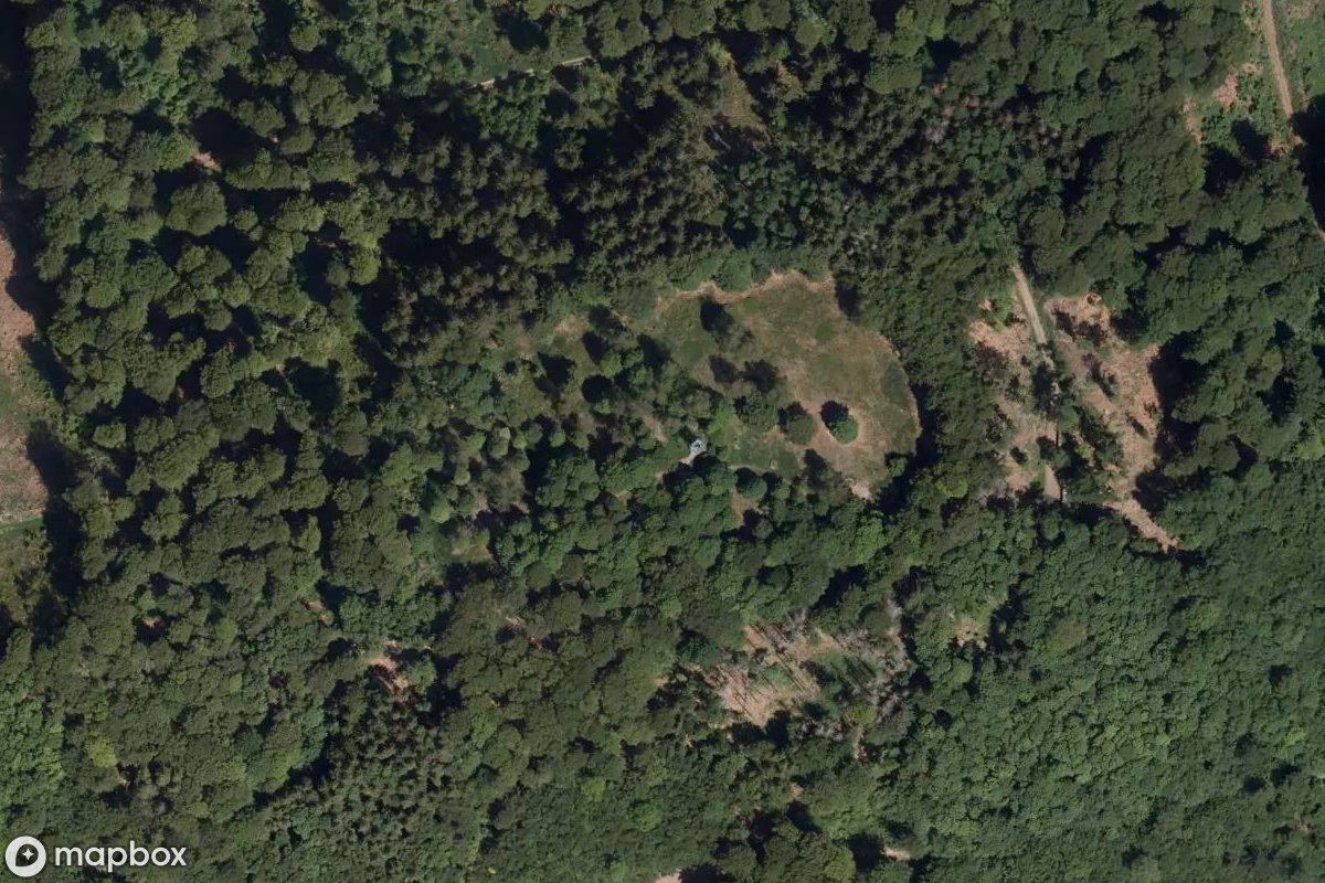 Satelitní letecký pohled na Turm, opuštěné Věž v Schmallenberg, Německo