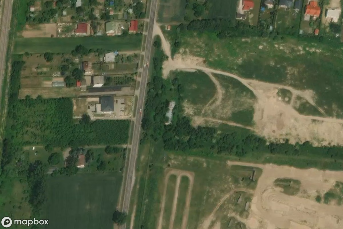 Satellitenansicht von Wachturm Feuerwehr, eine verlassene Turm in Lublin, Polen