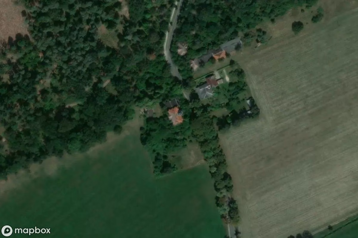 Satelitarny widok z lotu ptaka Moor Bad, opuszczone  w Zerbst/Anhalt, Niemcy