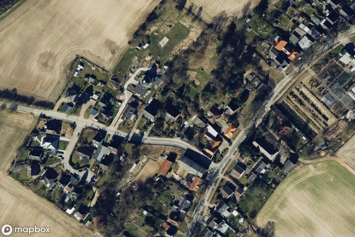 Satellitenansicht von Haus, eine verlassene  in Zarpen, Deutschland
