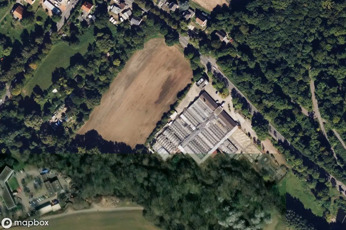 Satellitenansicht von Gärtnerei, eine verlassene Bauernhof in Saarbrücken, Deutschland