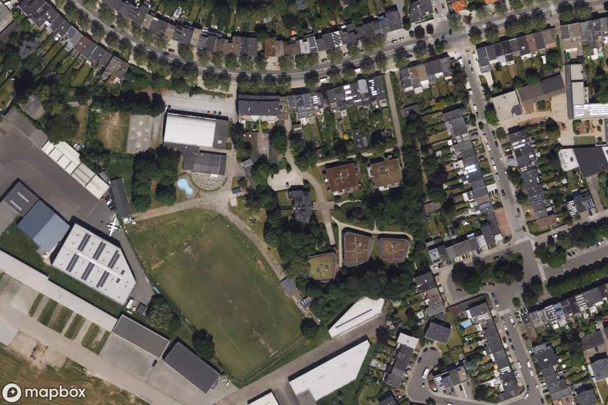 Satellitenansicht von Château Dragon, eine verlassene Schloss in Antwerp, Belgien