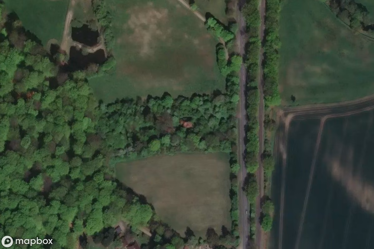 Satelitarny widok z lotu ptaka Haus, opuszczone  w Witzeeze, Niemcy