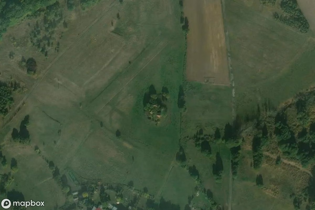 Satelitarny widok z lotu ptaka Ruine des Ritterturms, opuszczone  w Żarki Wielkie, Polska