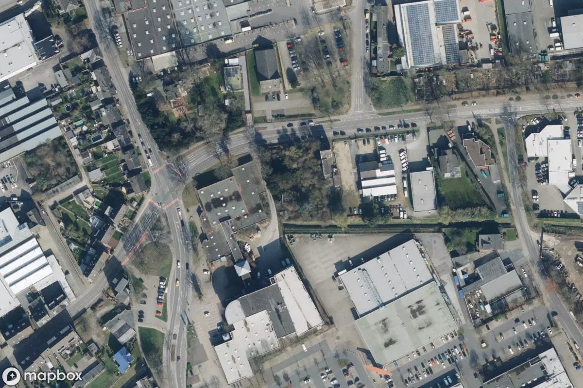 Satellitbillede set fra luften af Haus, et forladt  i Süchteln, Tyskland