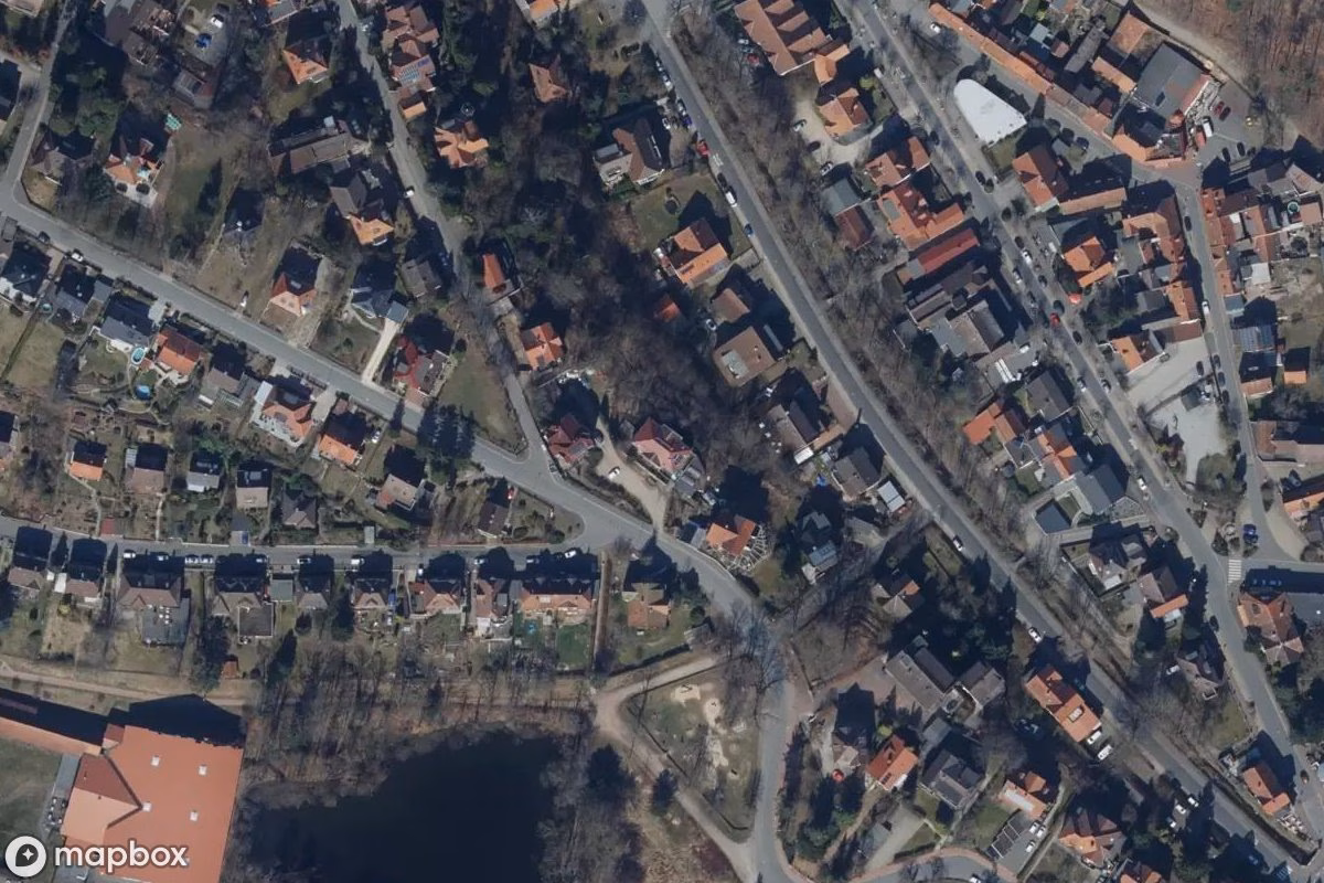 Vue aérienne satellite de Hotel, un Hôtel abandonné à Bad Sachsa, Allemagne