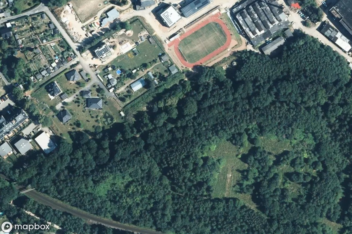 Satellitenansicht von Bahn, eine verlassene  in Chemnitz, Deutschland