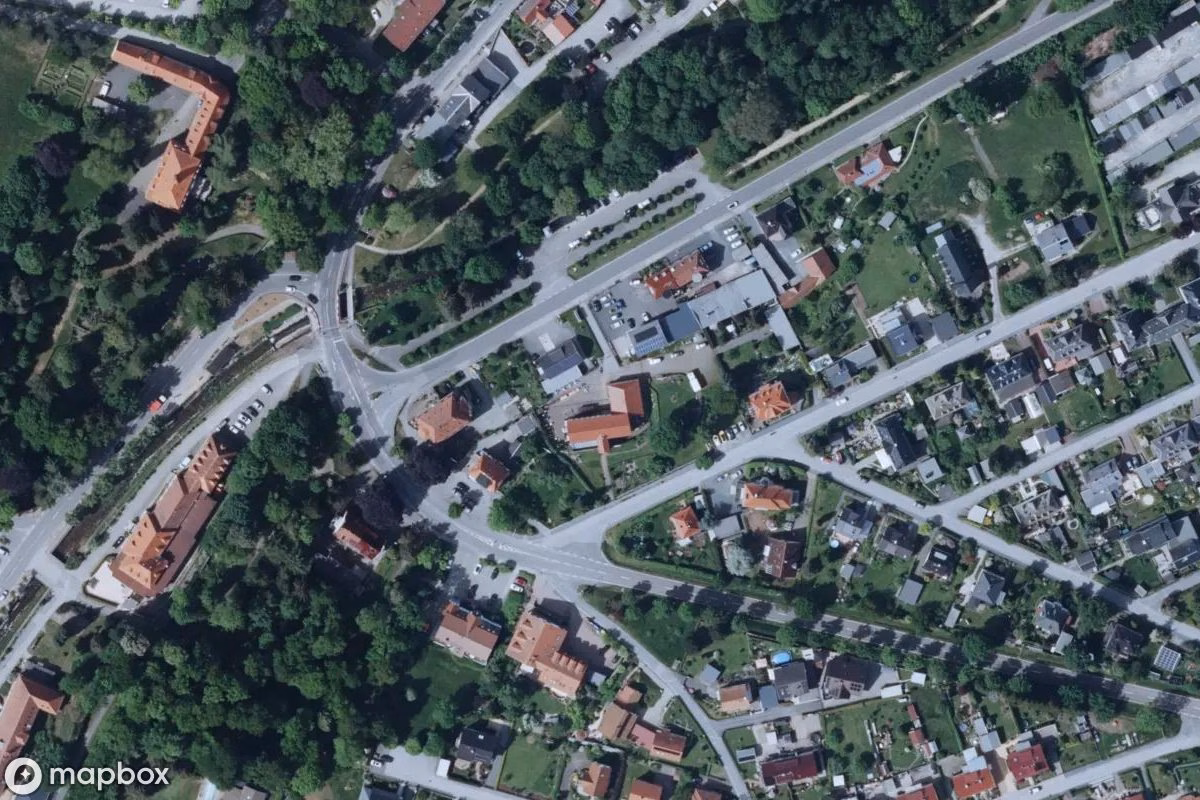 Műholdas légi felvétel Bergwerk Marie Louise helyszínről, egy elhagyatott Bánya itt: Bad Gottleuba-Berggießhübel, Németország