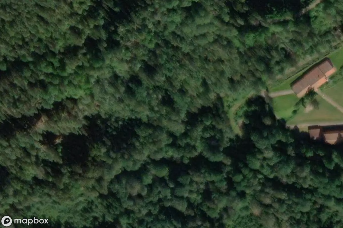 Satelitarny widok z lotu ptaka Blaue Höhle, opuszczone  w Norberg, Szwecja