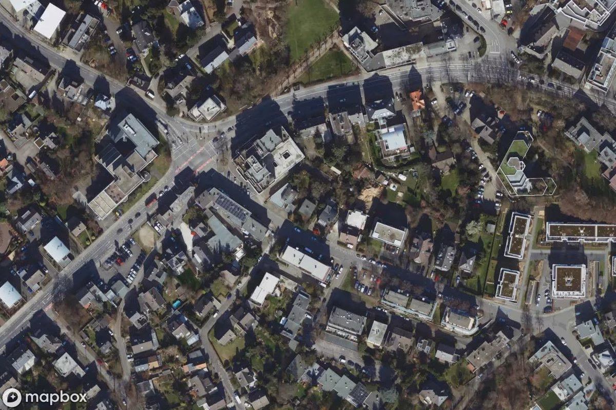 Vista aérea por satélite de Wohnhaus, un Residencia abandonado en Bergisch Gladbach, Alemania