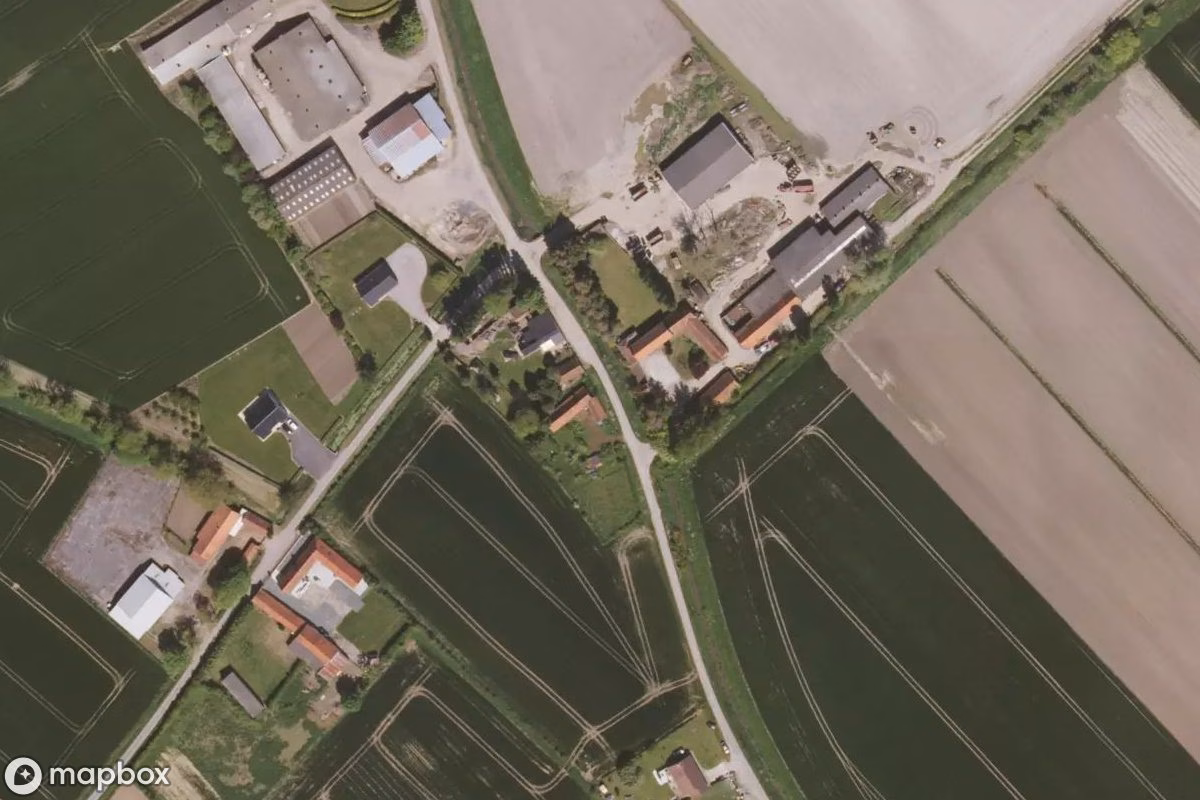 Satellitenansicht von Maison Mamie Rose, eine verlassene Wohnhaus in Audruicq, Frankreich