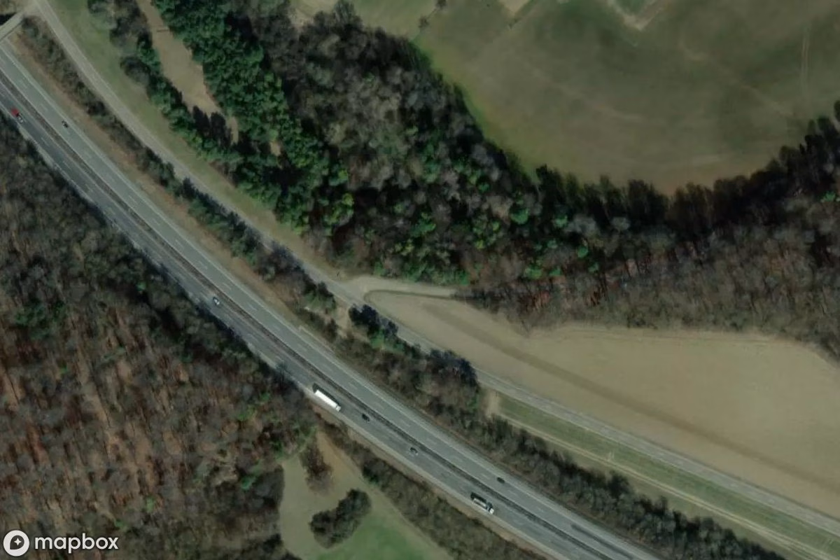 Vue aérienne satellite de Bunker, un Bunker abandonné à Contwig, Allemagne