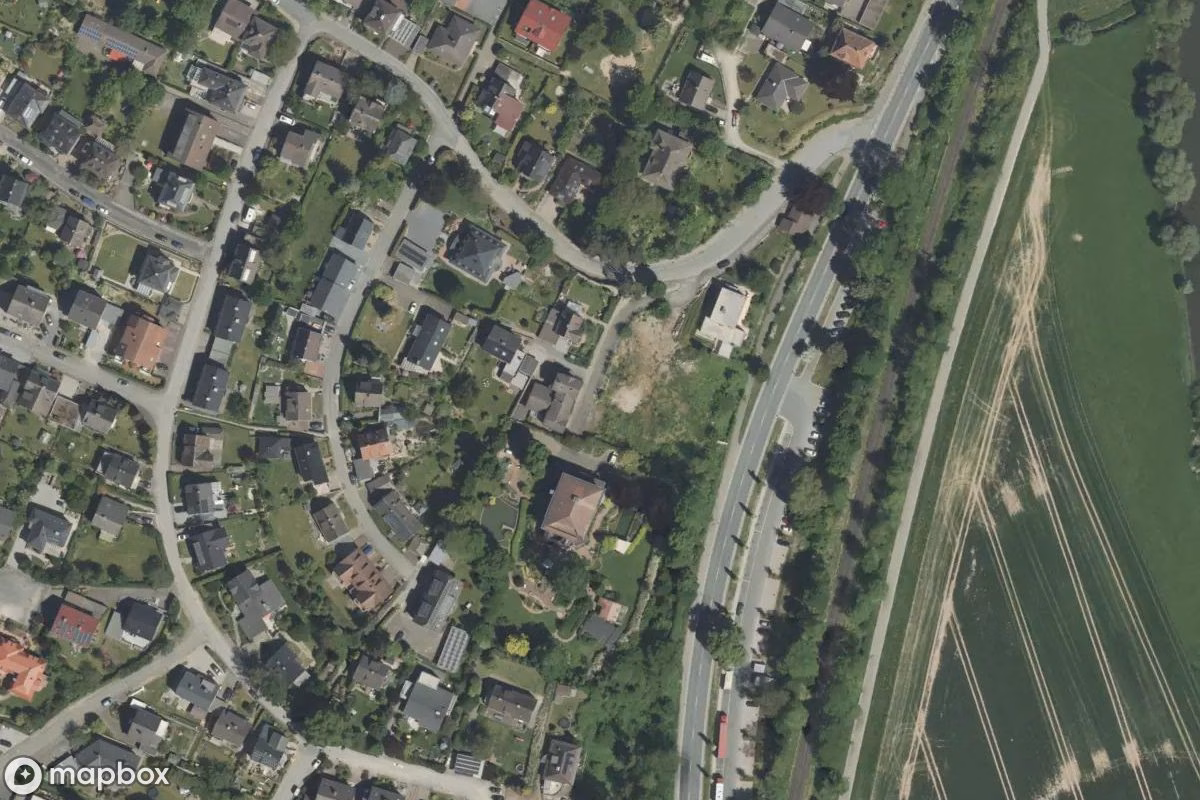 Műholdas légi felvétel Hotel helyszínről, egy elhagyatott Hotel itt: Höxter, Németország