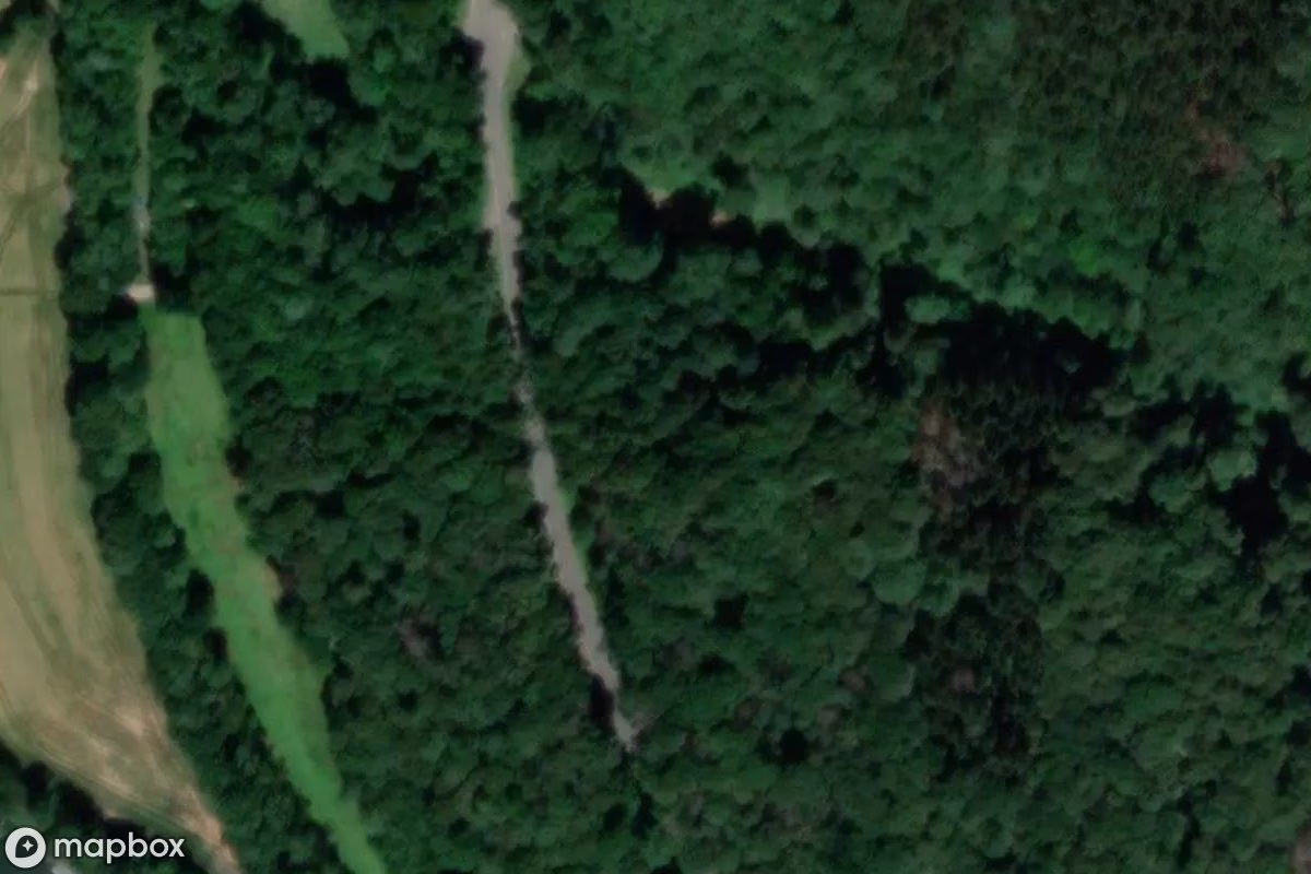 Vue aérienne satellite de Bunker, un Bunker abandonné à Wintersdorf, Allemagne