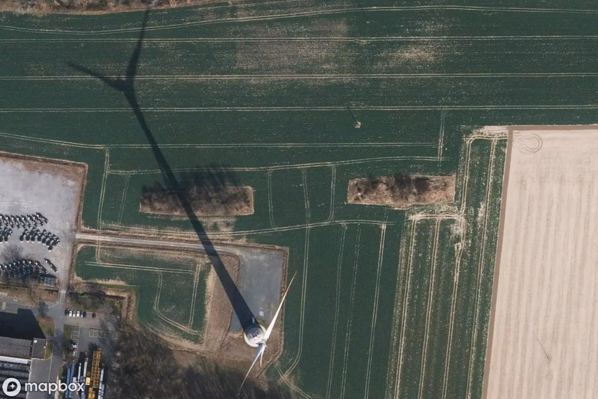 Vue aérienne satellite de Bunker, un Bunker abandonné à Salzgitter, Allemagne