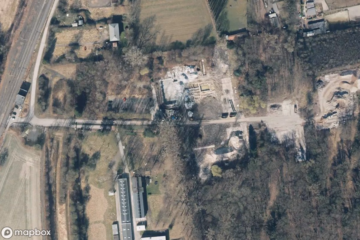 Satellittbilde fra luften av Versuchsanlage, et forlatt Industri i Dortmund, Tyskland