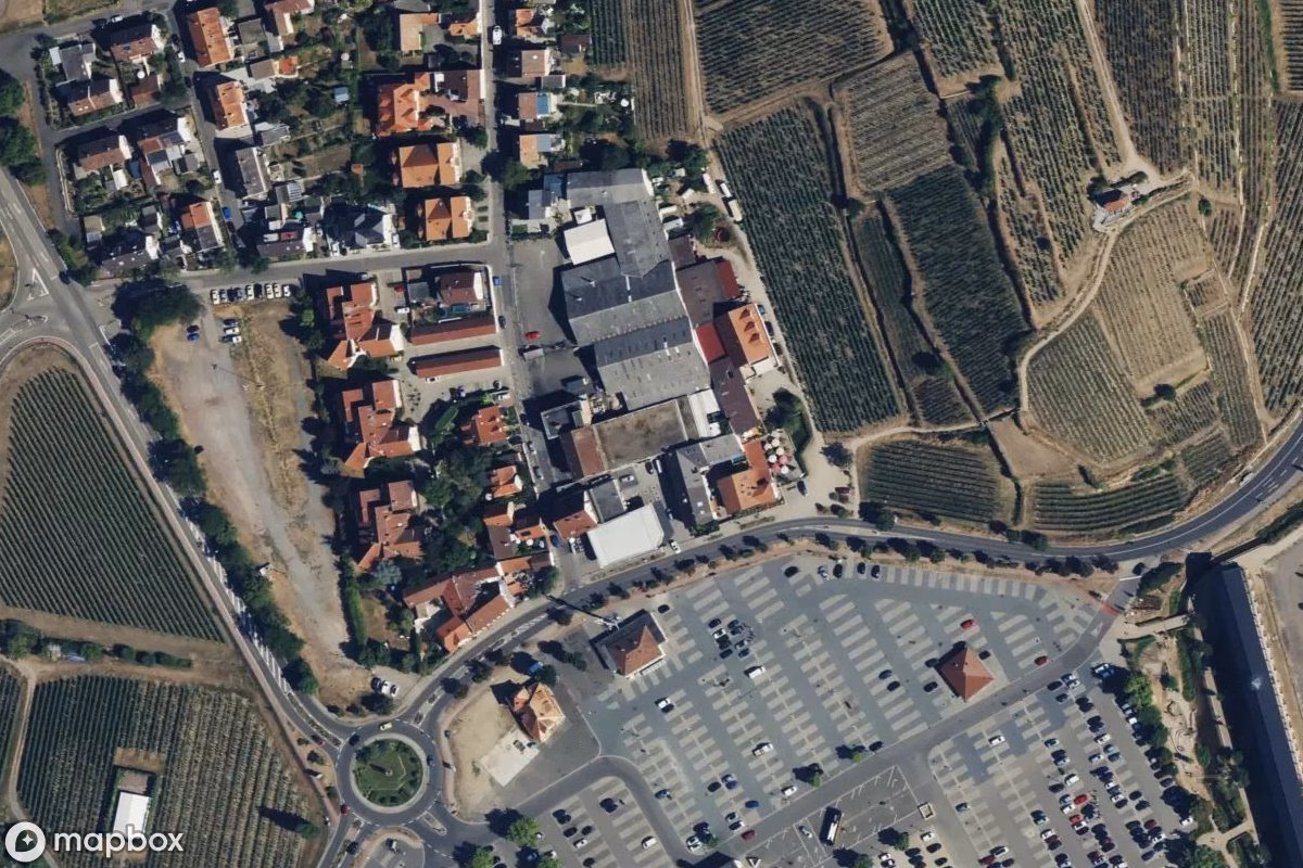 Satellitbillede set fra luften af Hotel, et forladt Hotel i Bad Dürkheim, Tyskland