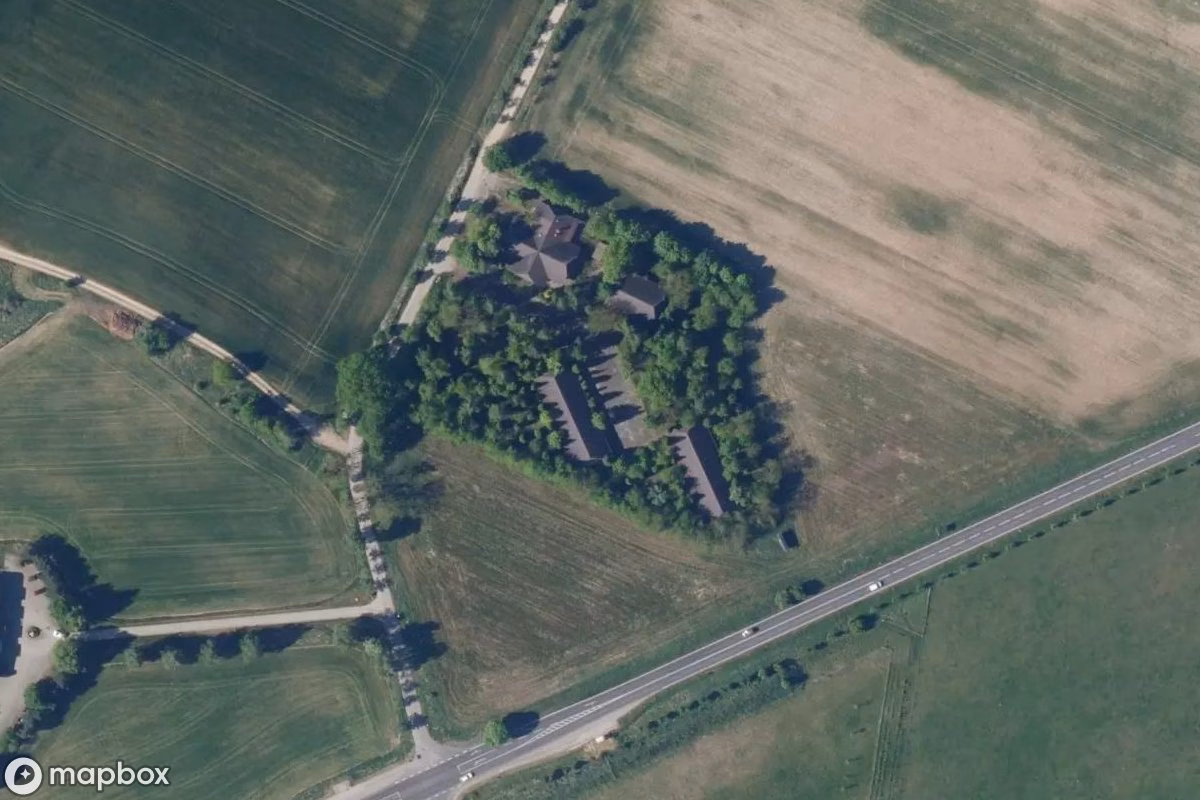 Satellitenansicht von Hotel, eine verlassene Hotel in Schwedt/Oder, Deutschland