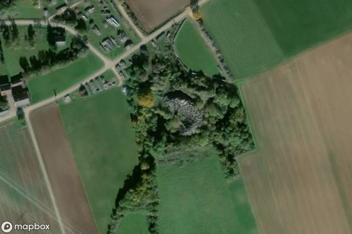 Satellitenansicht von Kran, eine verlassene Turm in Reuth am Wald, Deutschland