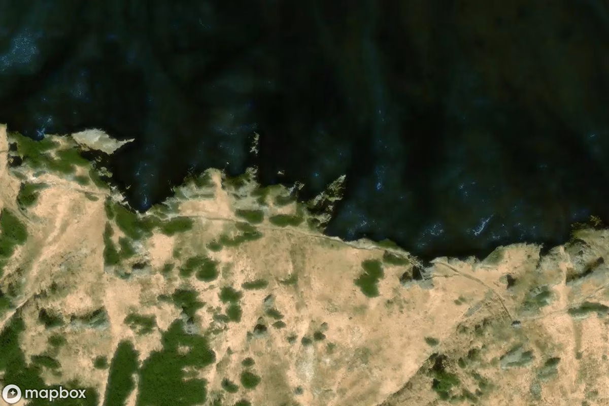 Aerial satellite view of Kasprowy, an abandoned  in Zakopane, Poland