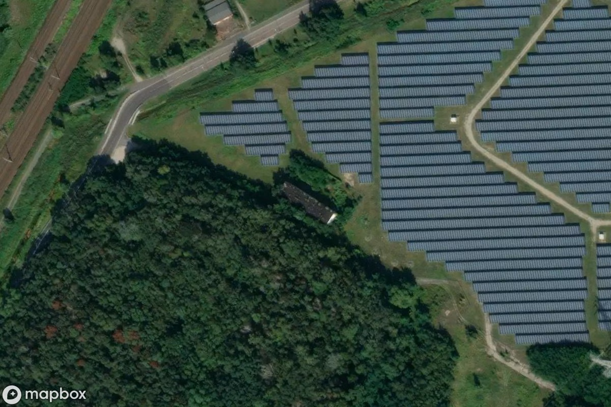 Satelitarny widok z lotu ptaka Lagerhalle, opuszczone Obiekt przemysłowy w Bitterfeld-Wolfen, Niemcy