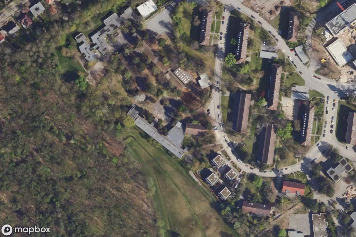 Satelitarny widok z lotu ptaka Unbenannt, opuszczone  w Berlin, Niemcy