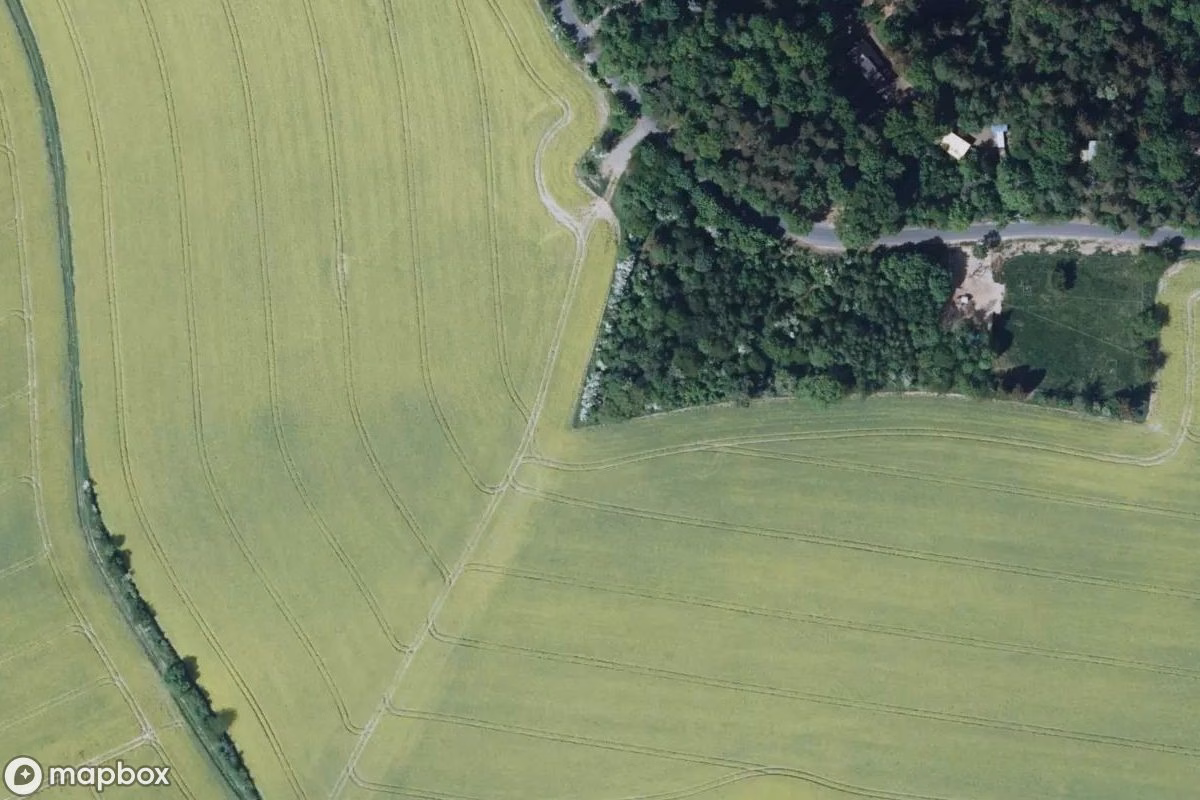 Satellitbillede set fra luften af Beobachtungsbunker, et forladt Bunker i Dippoldiswalde, Tyskland