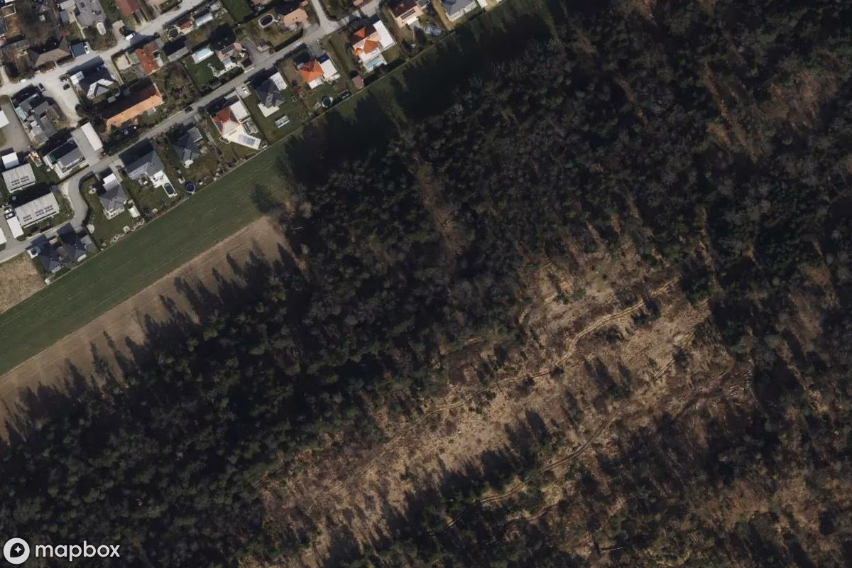 Aerial satellite view of Schießstätte, an abandoned Sports Facility in Dobl-Zwaring, Austria
