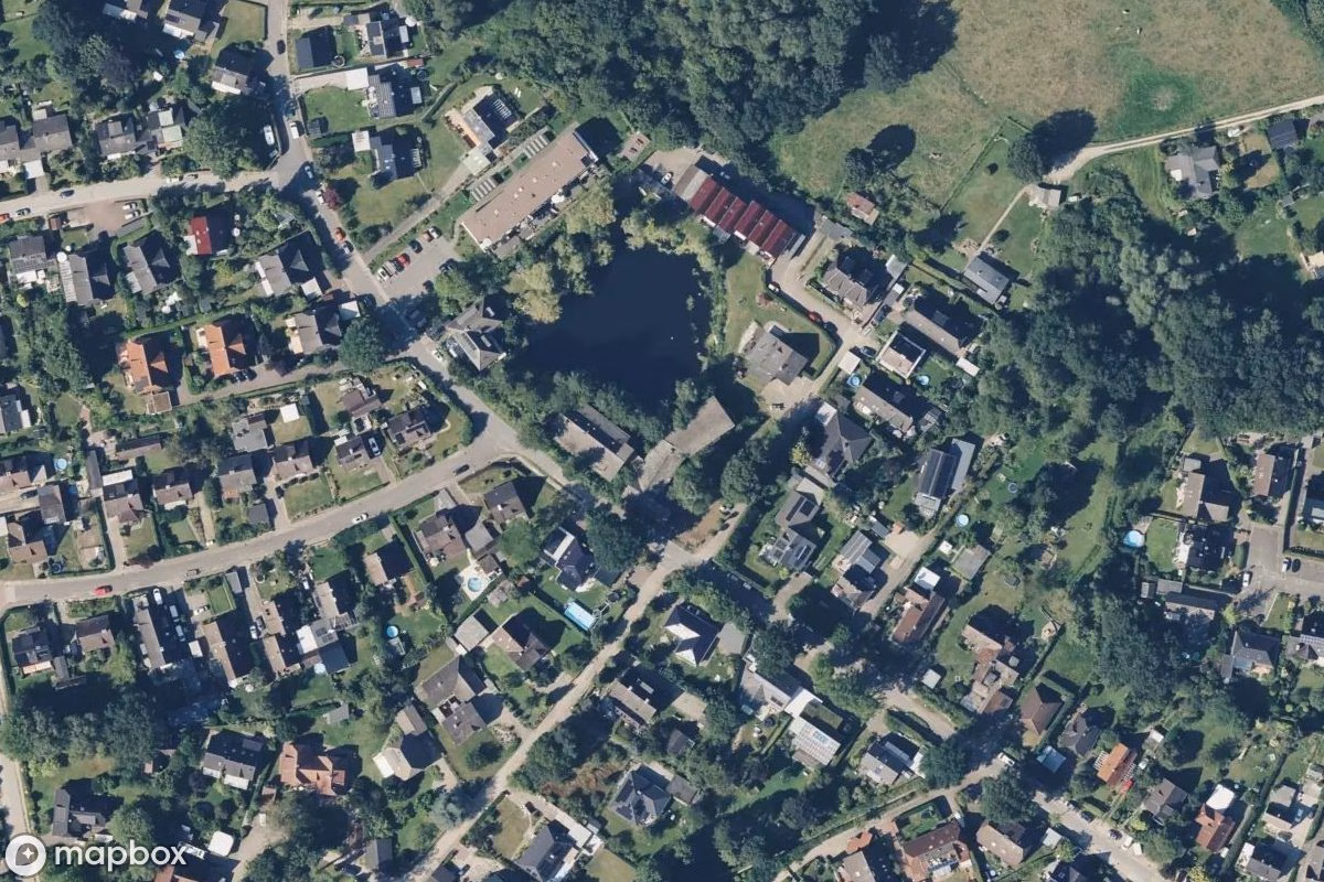 Satelitarny widok z lotu ptaka Altenheim, opuszczone Szpital w Hoisdorf, Niemcy