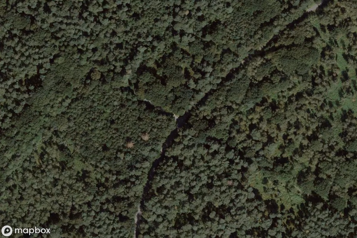 Műholdas légi felvétel Munitionsdepot helyszínről, egy elhagyatott Katonai létesítmény itt: Hünxe, Németország